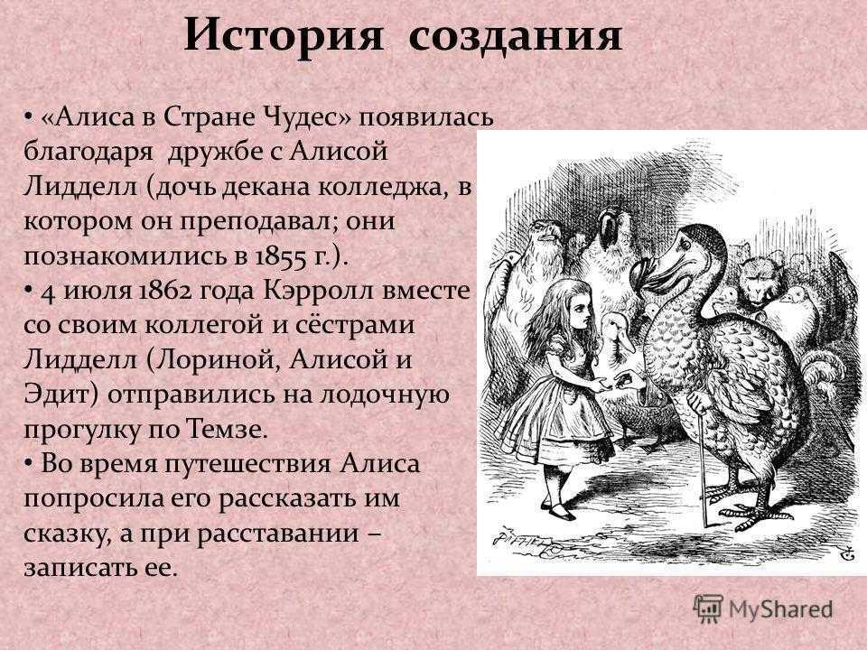 Алиса в стране чудес презентация для 5 класса