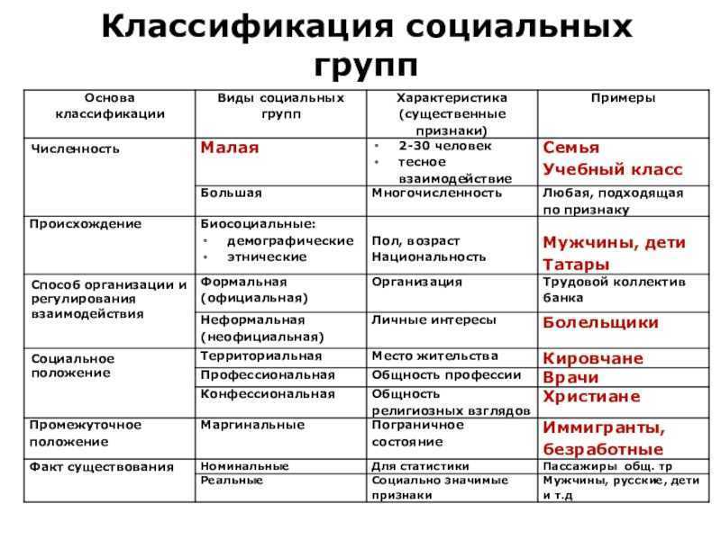 Вид группы взгляды и нормы которой служат образцом для личности