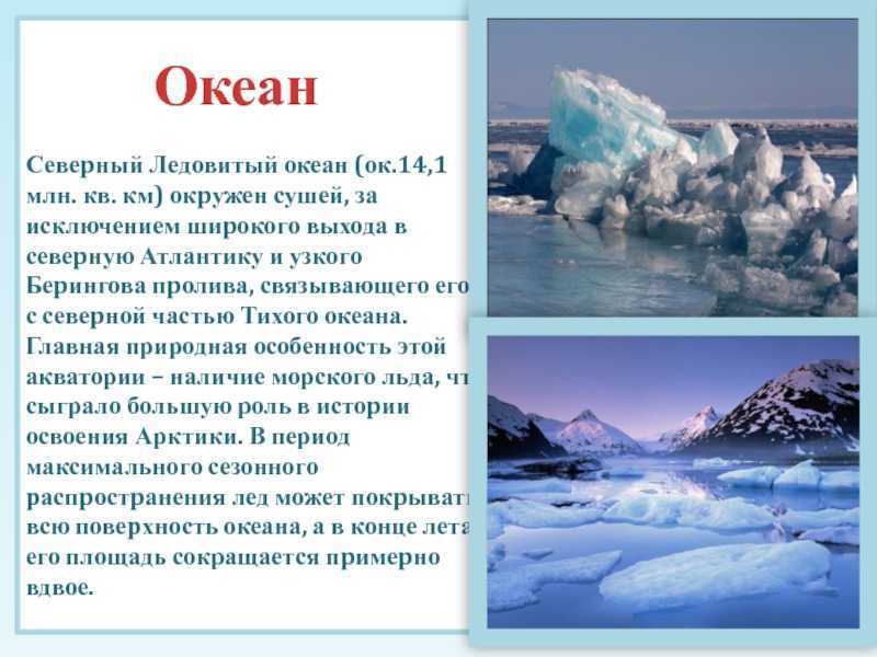 Сообщение ледовитый океан