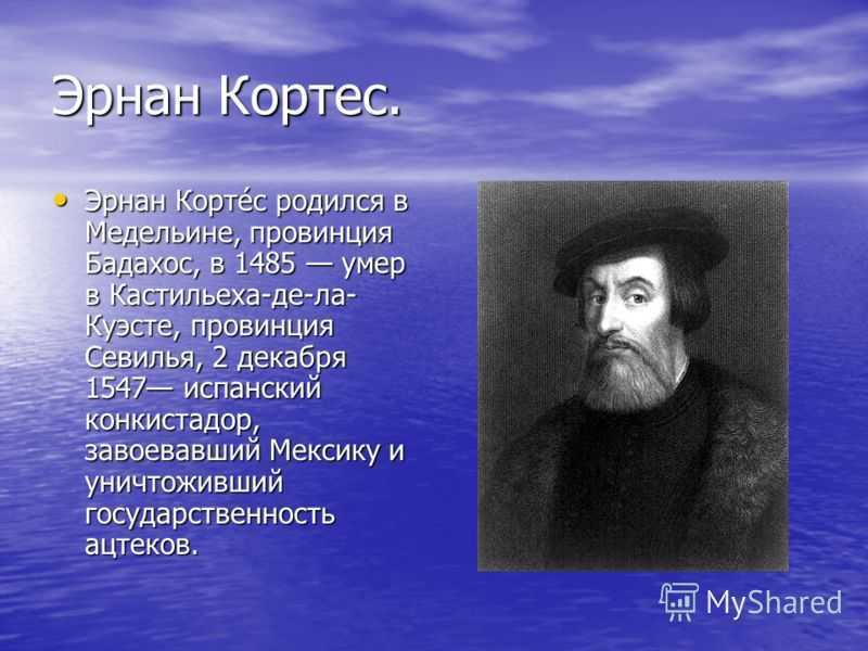 Чем отличился кортес