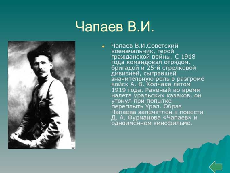 Герой ставший легендой. Чапаев 1918. Василий Чапаев. Чапаев Василий Иванович презентация. Чапаев Василий Иванович краткая биография.