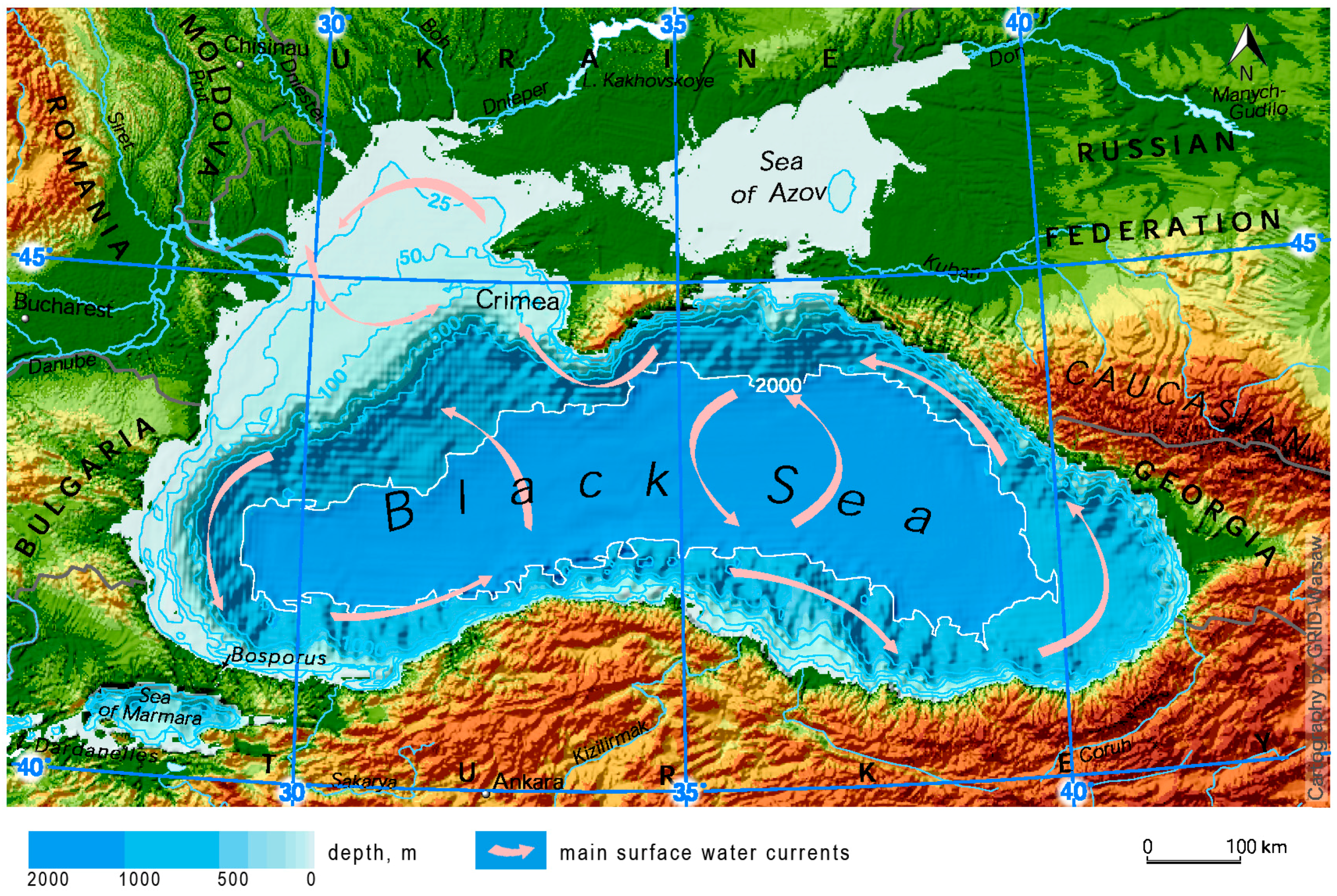 названия черного моря