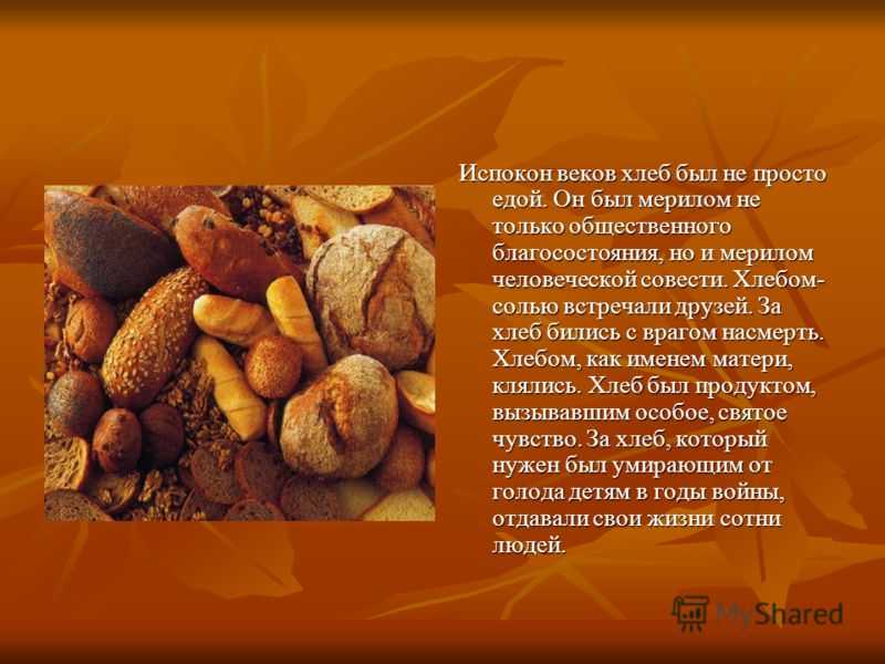 Хлеб всему голова - сочинение 5 класс