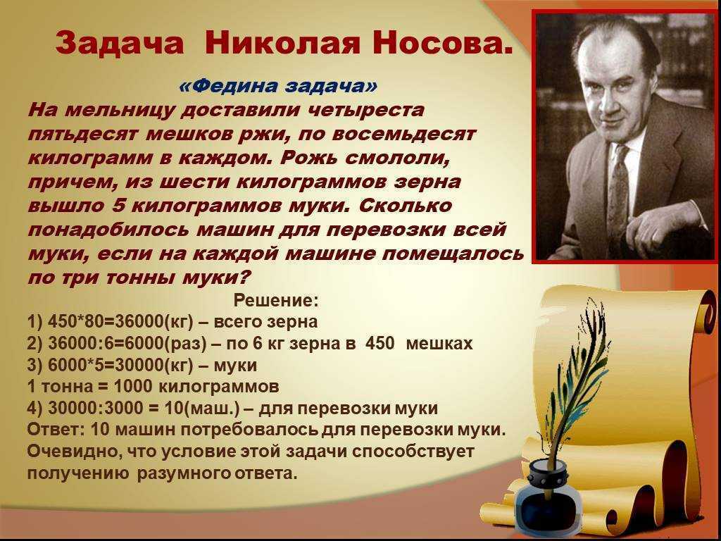 Урок литературного чтения в 3 классе «н. н. носов «федина задача». воспитателям детских садов, школьным учителям и педагогам - маам.ру
