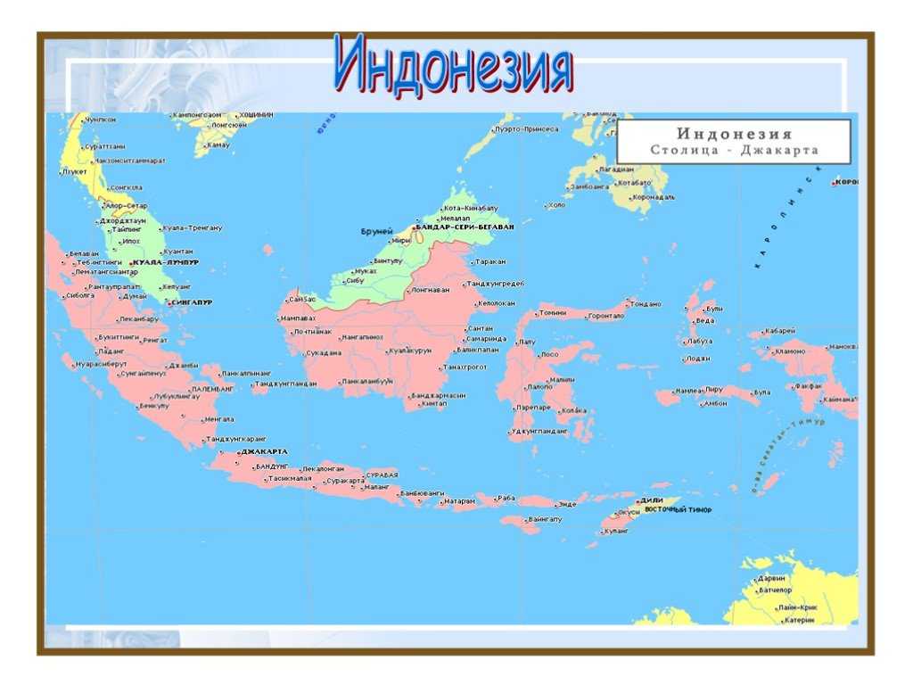 План описания страны 7 класс география индонезия