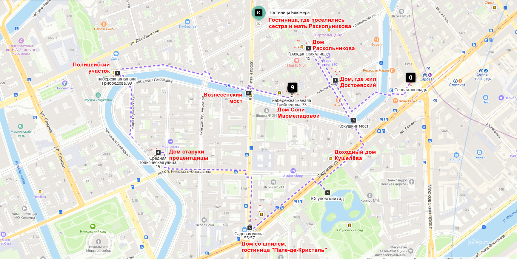 Петербург в романе преступление и наказание схема