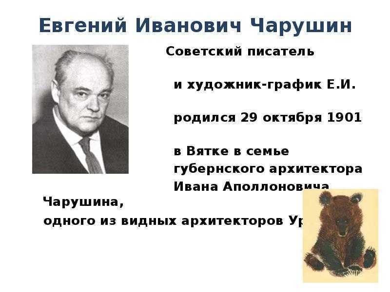 Евгений чарушин