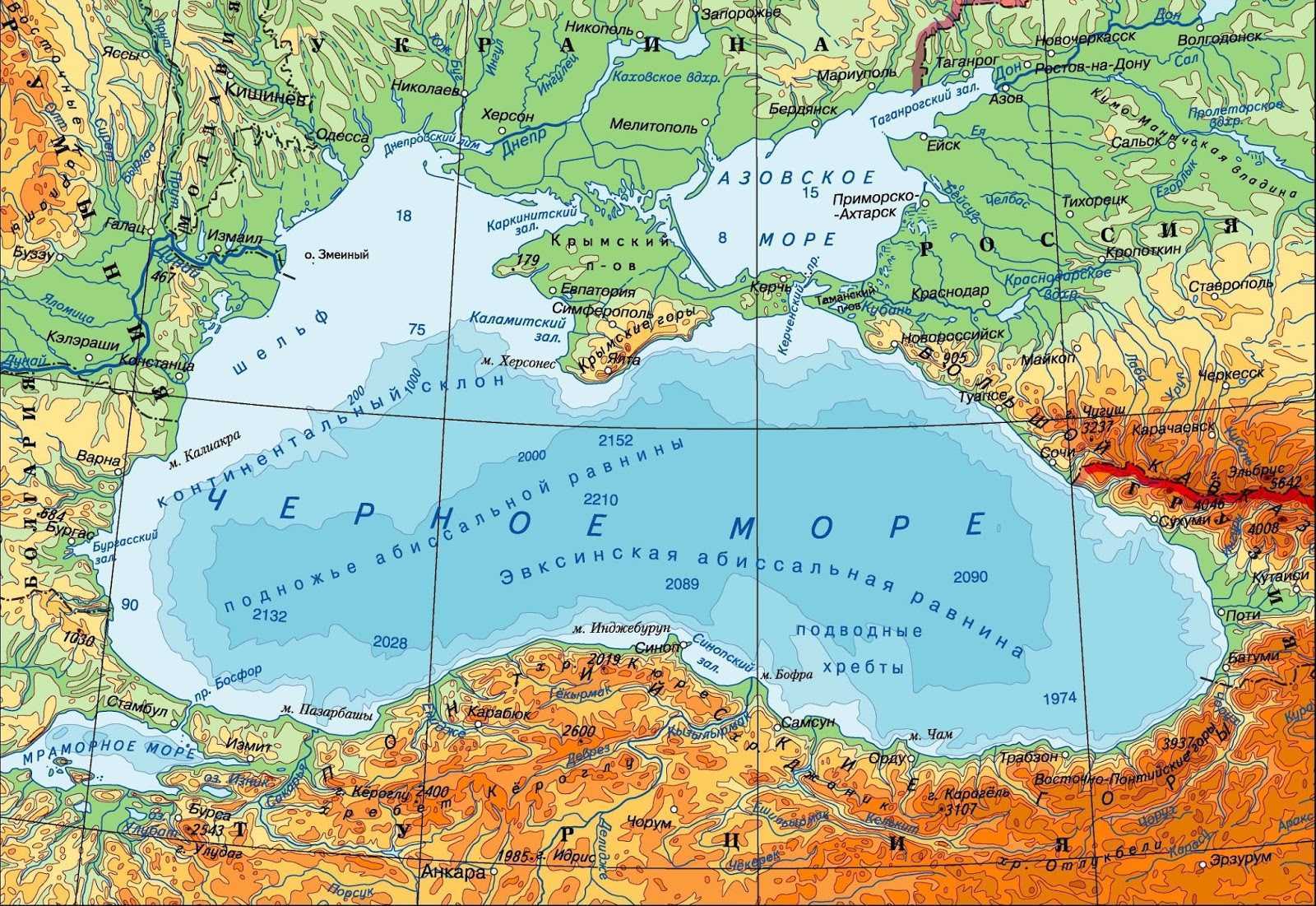 мраморное море на карте