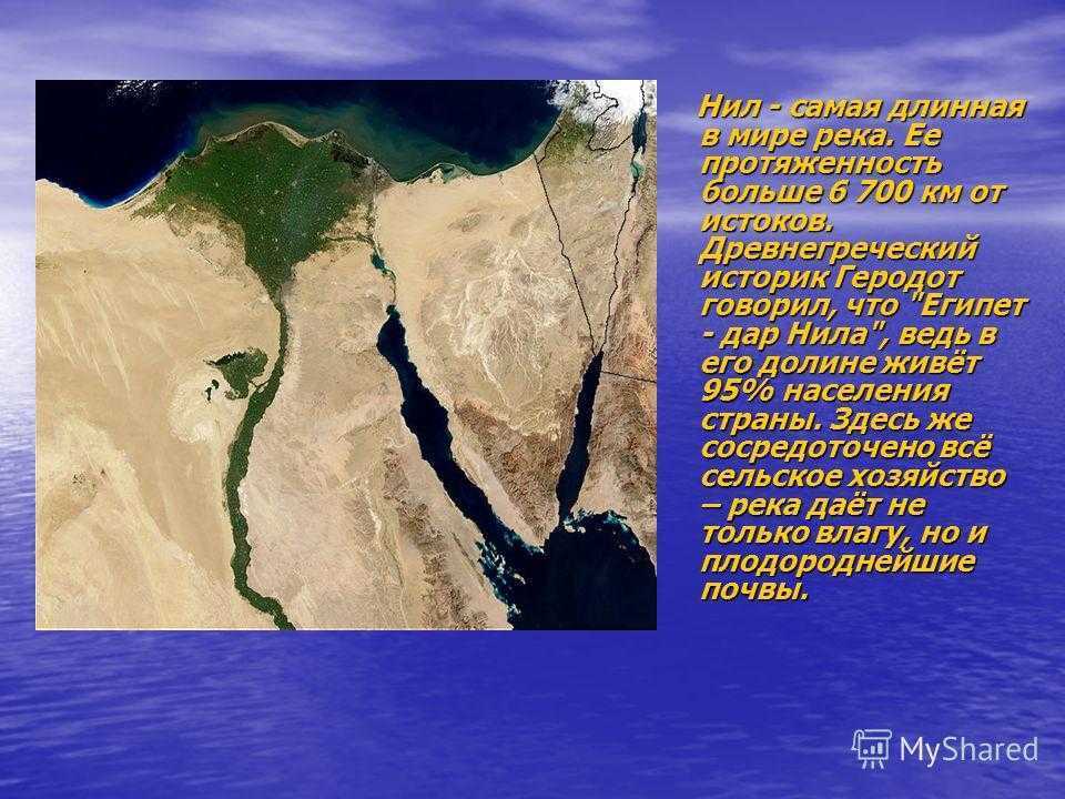 Река нил презентация