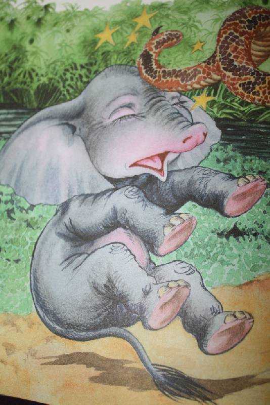 Слоник сказка. Киплинг Редьярд "слонёнок". Сказка Слоненок Киплинг. Киплинг хобот.