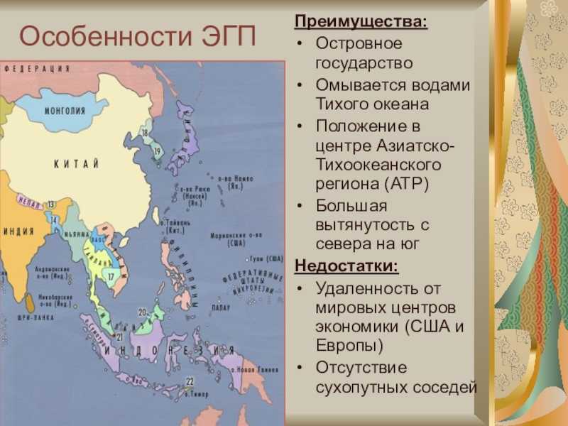 Охарактеризуйте японию. Островные государства зарубежной Азии. Экономико географическое положение Японии. Экономическое географическое положение Японии. Экономико географическое положение Китая.