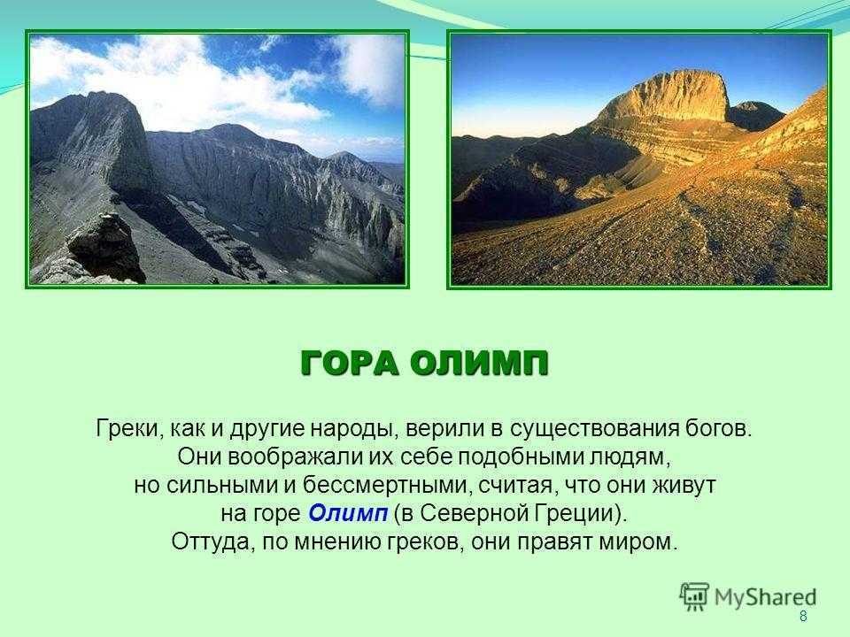 Гора олимп на карте. Гора Олимп в Греции 5 класс. Гора Олимп схема.