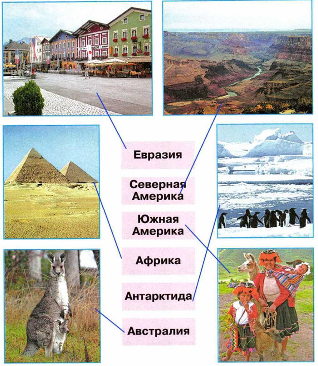 Урок 8: материки. природа и население - 100urokov.ru