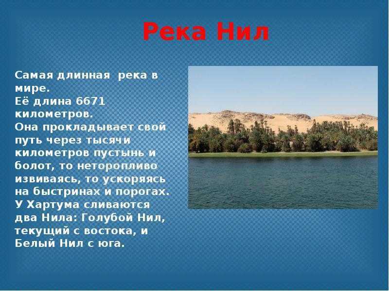 Река нил проект