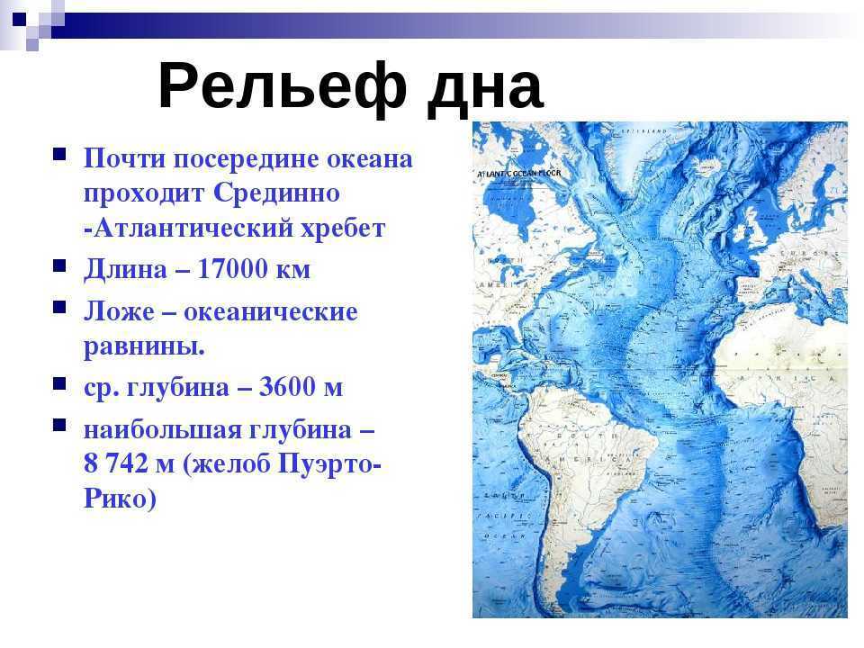 Атлантический океан презентация 7 класс по географии