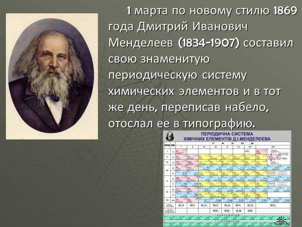 Дмитрий иванович менделеев - биография, новости, личная жизнь