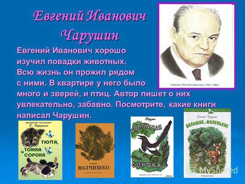 Е чарушин кабан 4 класс урок и презентация