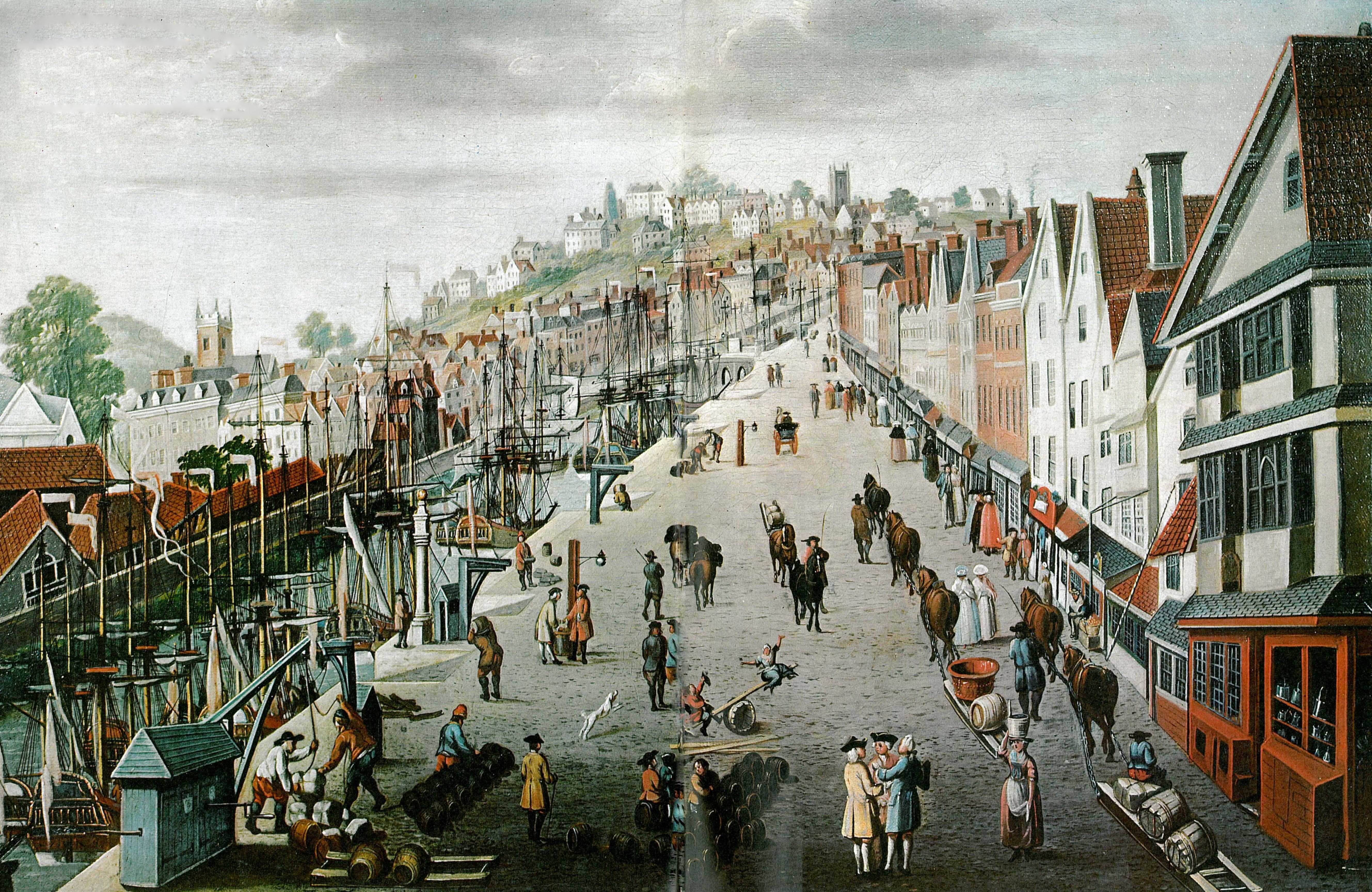 Начало 18 века в европе. Лондон 17 18 век. Бристоль порт 18 век. Англия 16 век Бристоль. Бристоль Англия 18 век.