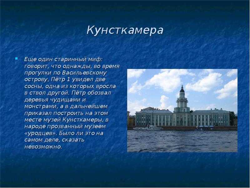 Кунсткамера санкт-петербурга. история создания, здания и интерьер кунсткамеры