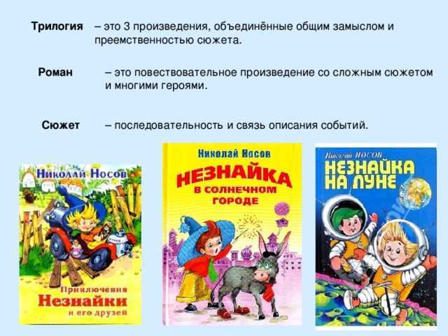 Кратчайшее содержание приключения незнайки. Н.Н. Носов трилогия про Незнайку. Н Носов Незнайка и его друзья краткое содержание. Трилогия Носова о Незнайке.