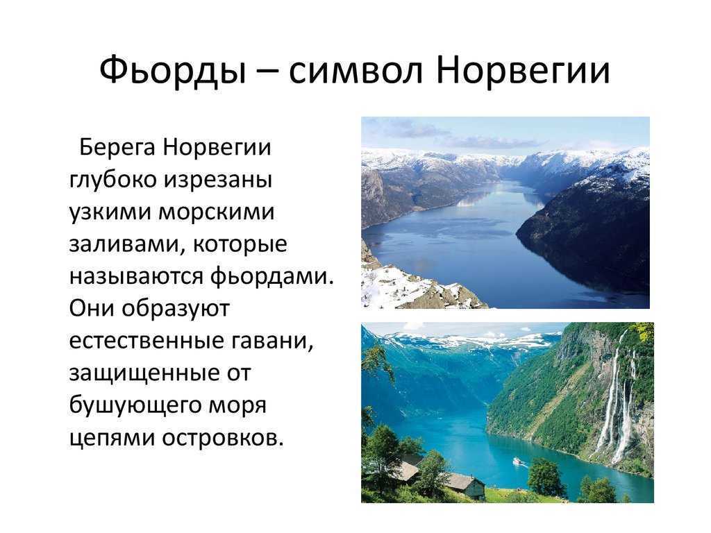 План описания страны норвегия